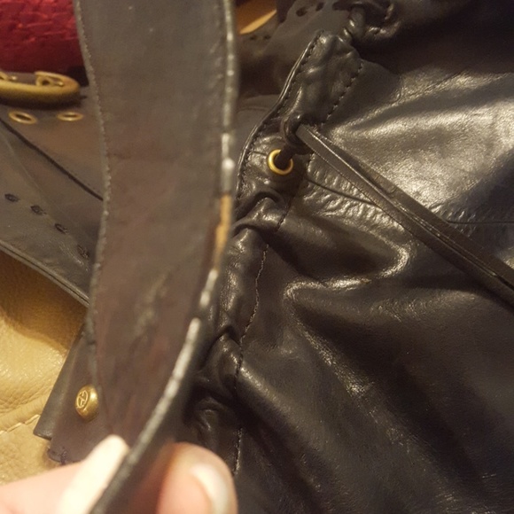 Francesco Biasia black leather shoulder bag - Picture 8 of 8